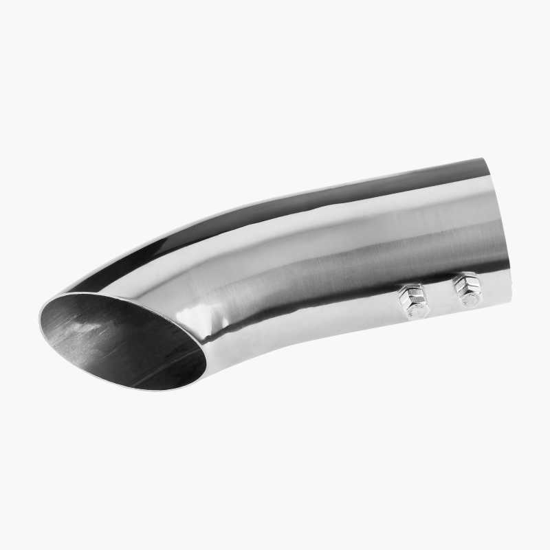 Enderør, rundt, vinklet, 190 mm v:6052214 Enderør, rundt, vinklet, 190 mm v:6052214