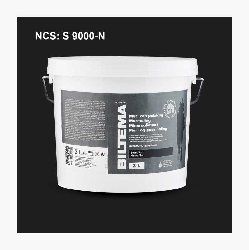 Murmaling, sort, 10 L v:7518083