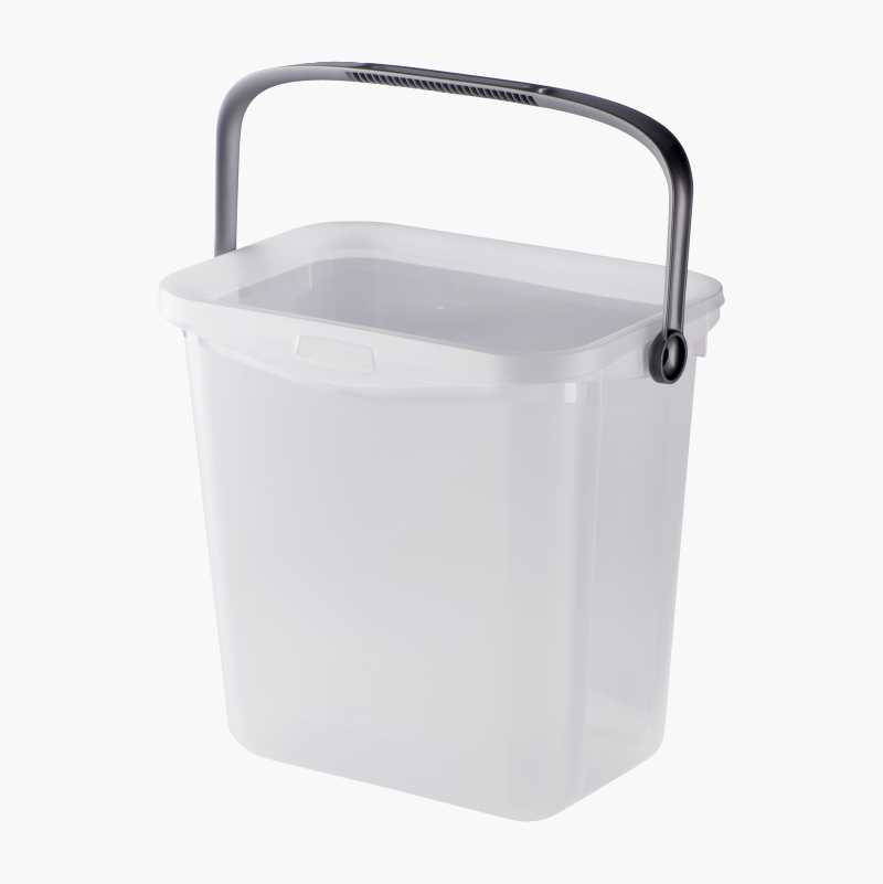 Plastbøtte med lokk, 6 liter v:2471392 Plastbøtte med lokk, 6 liter v:2471392