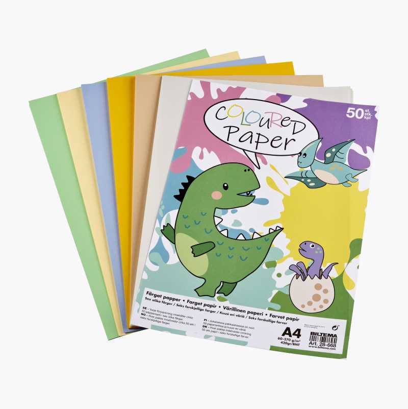 Farget papir, A4 v:3659609 Farget papir, A4 v:3659609