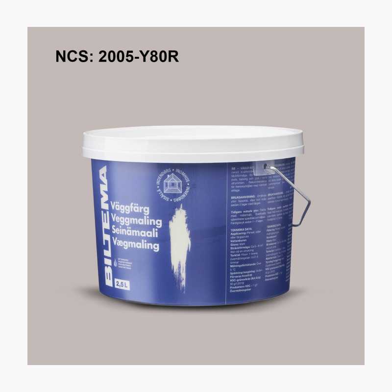 Veggmaling, Dusty pink, 2,5 liter v:7894507