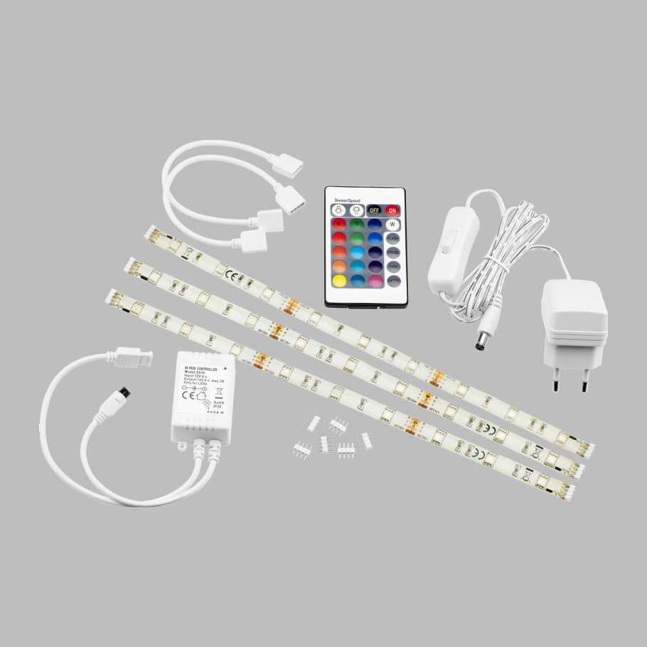 LED-list, 3 stk. RGB v:1925517