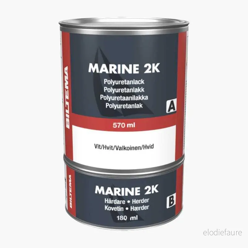 Polyuretanlakk hvit, 0,75 liter v:9622336