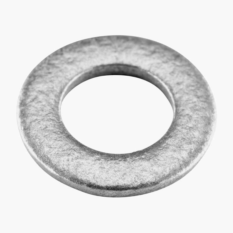 Rund skive M6 x 12 mm, galvanisert, 100 stk. v:4998984