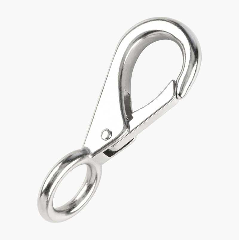 Karabinkrok med øye, 4,6 x 55 mm v:6030788 Karabinkrok med øye, 4,6 x 55 mm v:6030788