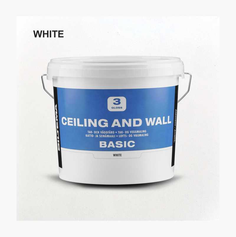 Tak- og veggmaling, helmatt, 5 L v:8119095 Tak- og veggmaling, helmatt, 5 L v:8119095