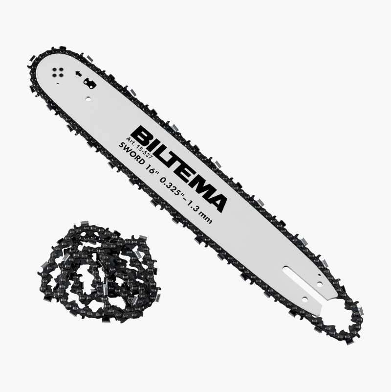 To sagkjeder og ett sverd, Efficient Cut, 16”- 0,325” – 0,050” – 62 stk. v:8797627