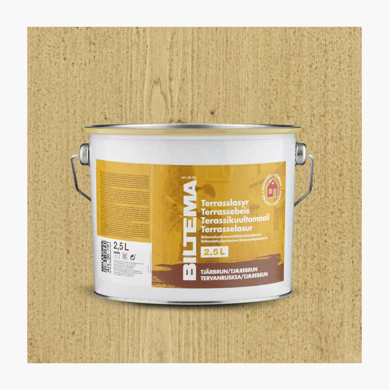 Terrassebeis, tjærebrun, 2,5 L v:4971500