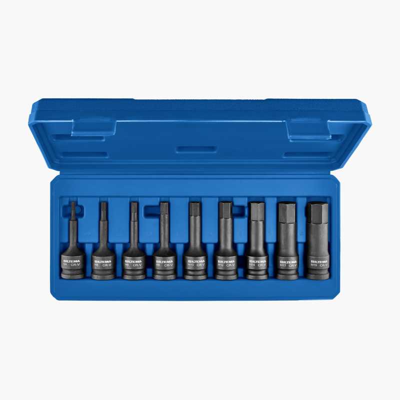 Kraftpipesett 1/2", unbrako, 9 stk. v:6171087