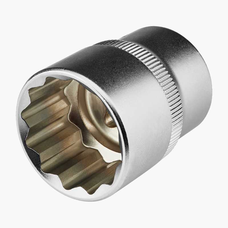 Pipe 1/2", 12-kantet, 30 mm v:8768589