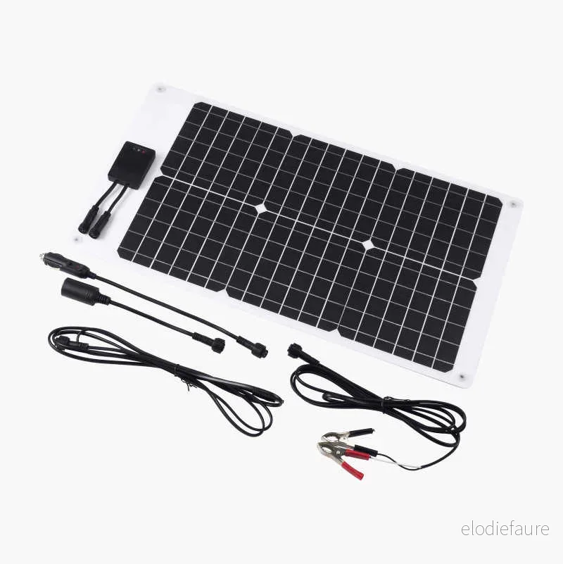Bærbart solcellepanel, 30 W v:2877500
