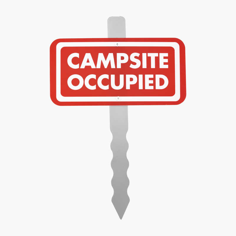 Skilt "Campsite occupied" v:9716141 Skilt "Campsite occupied" v:9716141