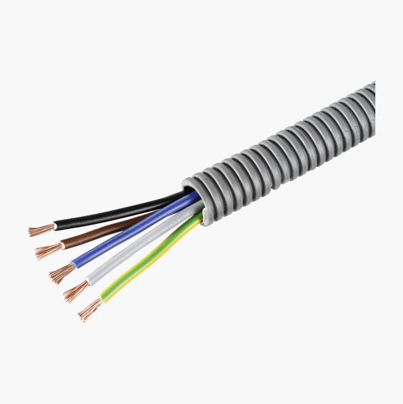 Fleksislange med kabel, 5G 1,5 mm² v:8892518 Fleksislange med kabel, 5G 1,5 mm² v:8892518