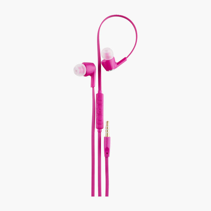 In-ear-hodetelefoner, 3,5 mm kontakt, rosa v:4082073