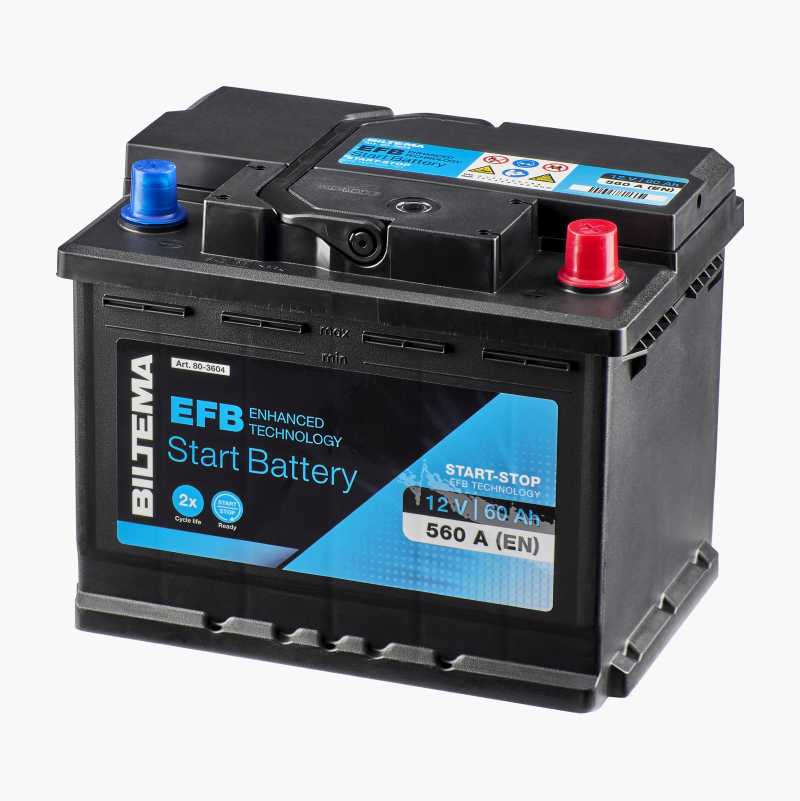 Startbatteri EFB, 12 V, 60 Ah v:1578341 Startbatteri EFB, 12 V, 60 Ah v:1578341