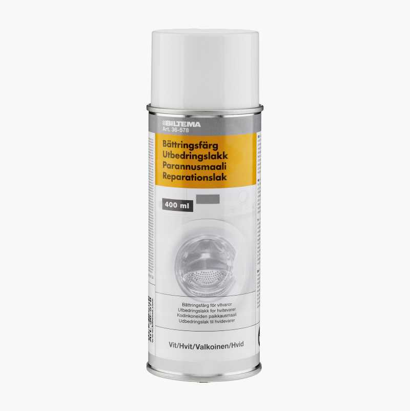 Utbedringslakk for hvitevarer, 400 ml v:1951597 Utbedringslakk for hvitevarer, 400 ml v:1951597