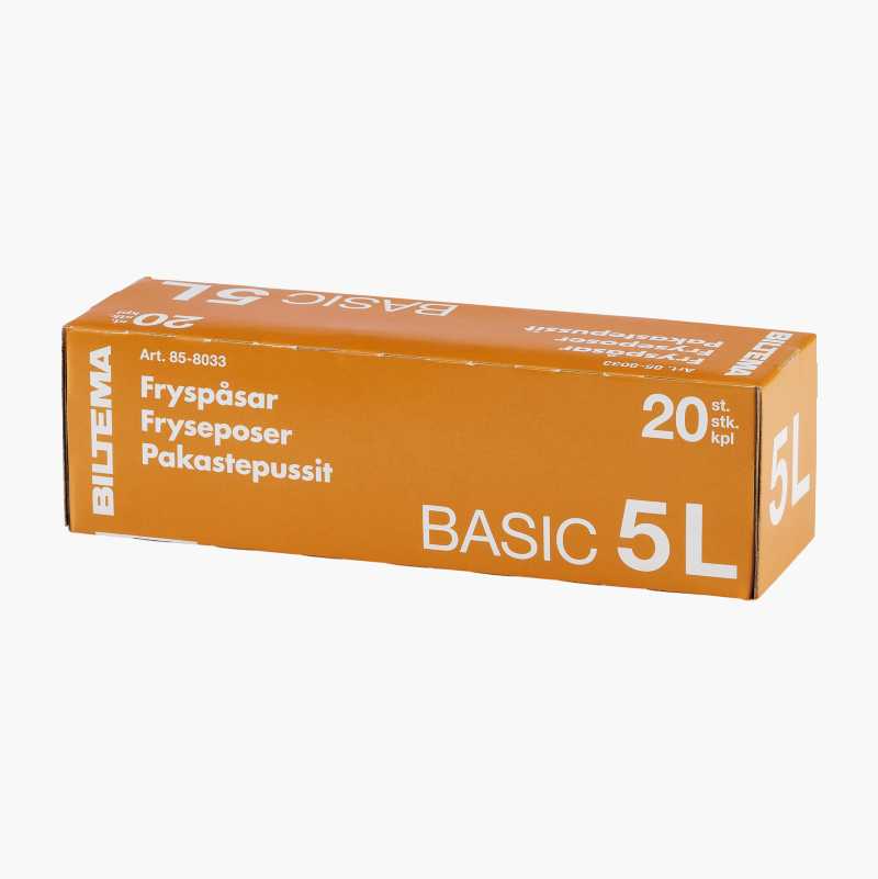 Fryseposer basic, 5 liter, 20-pk. v:9147510