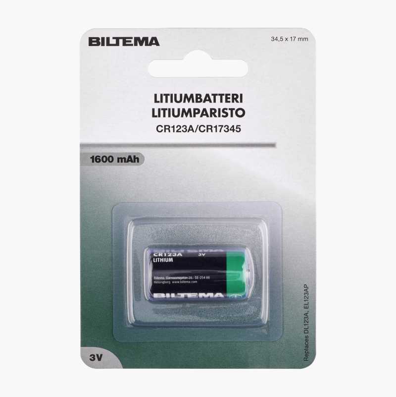 CR123A litiumbatteri, 3 V v:2340567