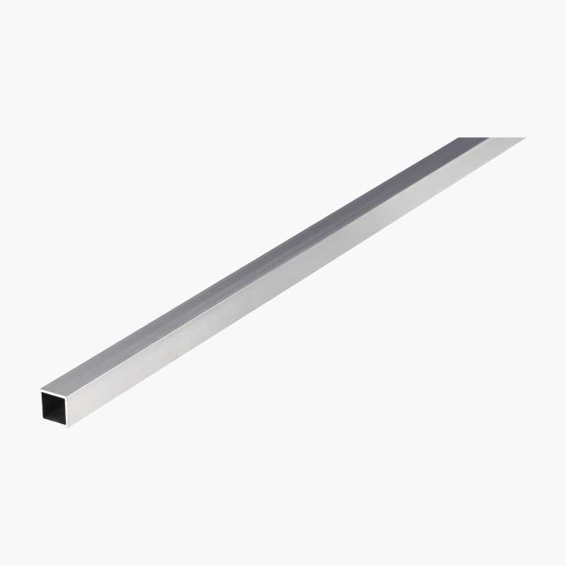 Firkantrør, aluminium, 20 x 20 x 2000 mm v:5204856