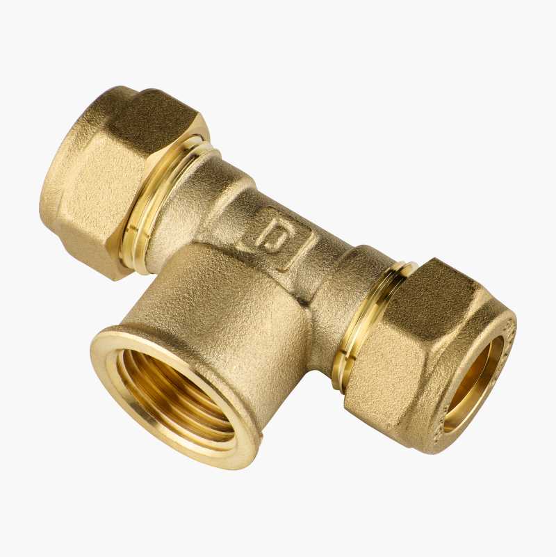 Klemringskobling, T-rør, 15 x 1/2" x 15 mm v:8721281