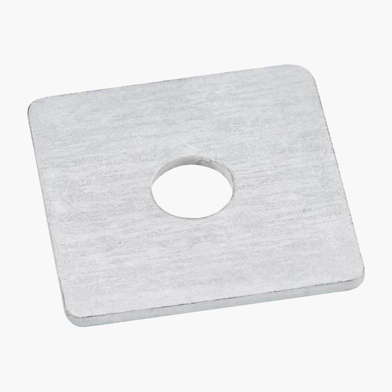 Firkantskive M13, 50 x 50 mm, elforsinket, 10 stk. v:4837788