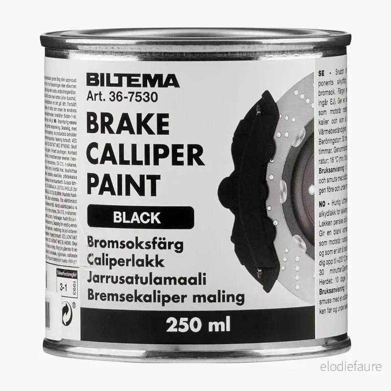 Caliperlakk, svart, 250 ml v:1680076 Caliperlakk, svart, 250 ml v:1680076