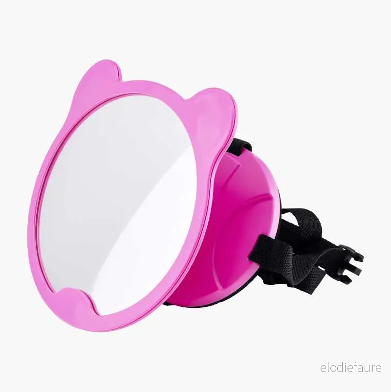 Baksetespeil, rosa v:2988921 Baksetespeil, rosa v:2988921