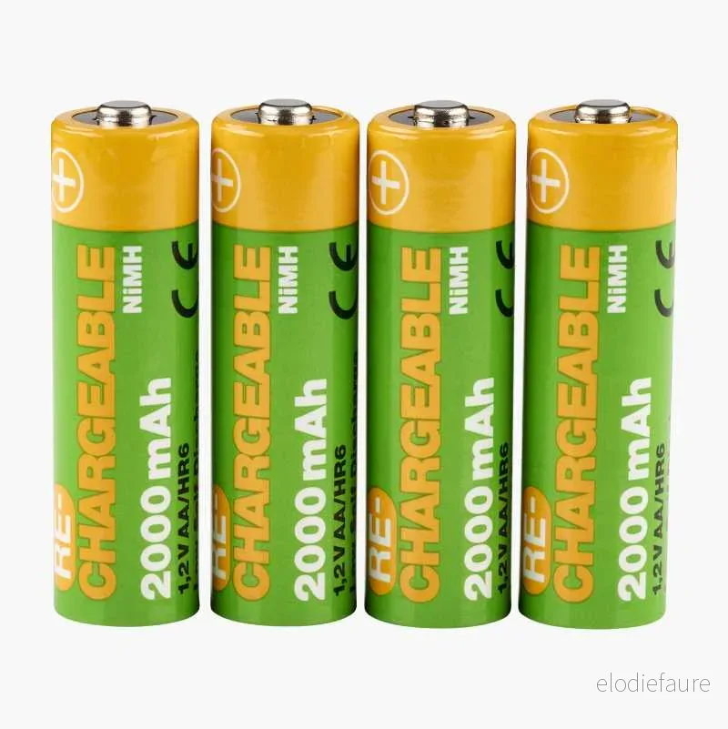 Oppladbart AA-batteri, 2000 mAh, 4-pk. v:6178304 Oppladbart AA-batteri, 2000 mAh, 4-pk. v:6178304