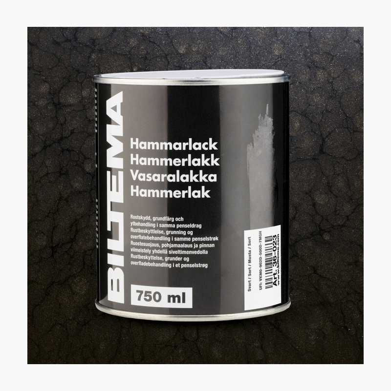 Hammerlakk, sort, 0,75 L v:8515011 Hammerlakk, sort, 0,75 L v:8515011