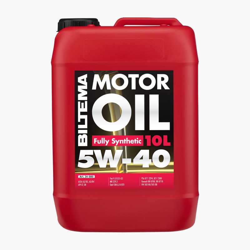 Helsyntetisk motorolje 5W-40, ACEA A3/B3, A3/B4, 10 L v:2791723