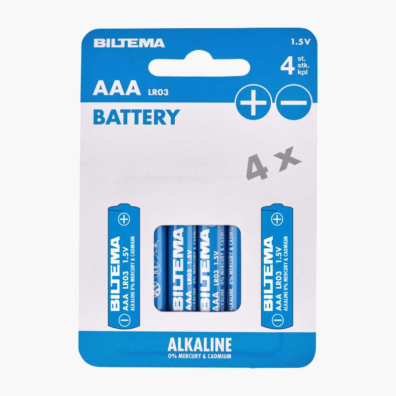 AAA/LR03 Alkalisk batteri, 4-pk. v:5164309 AAA/LR03 Alkalisk batteri, 4-pk. v:5164309