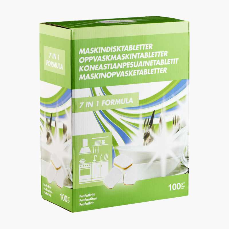 Oppvasktabletter, 100-pakning v:7895552