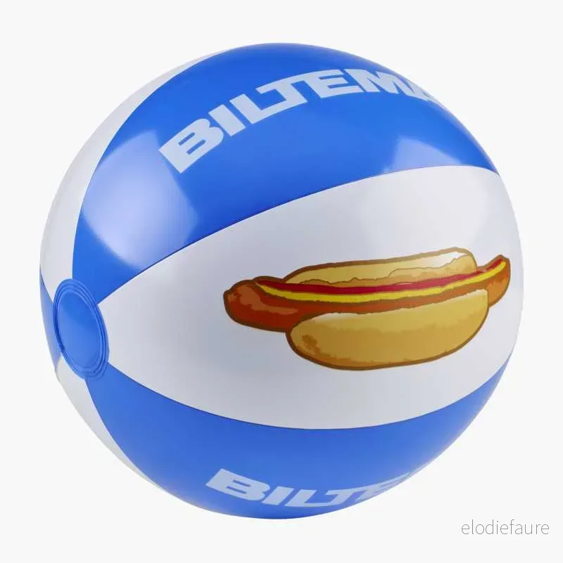 Badeball «Biltemapølse», mini, Ø 20 cm v:4495762 Badeball «Biltemapølse», mini, Ø 20 cm v:4495762