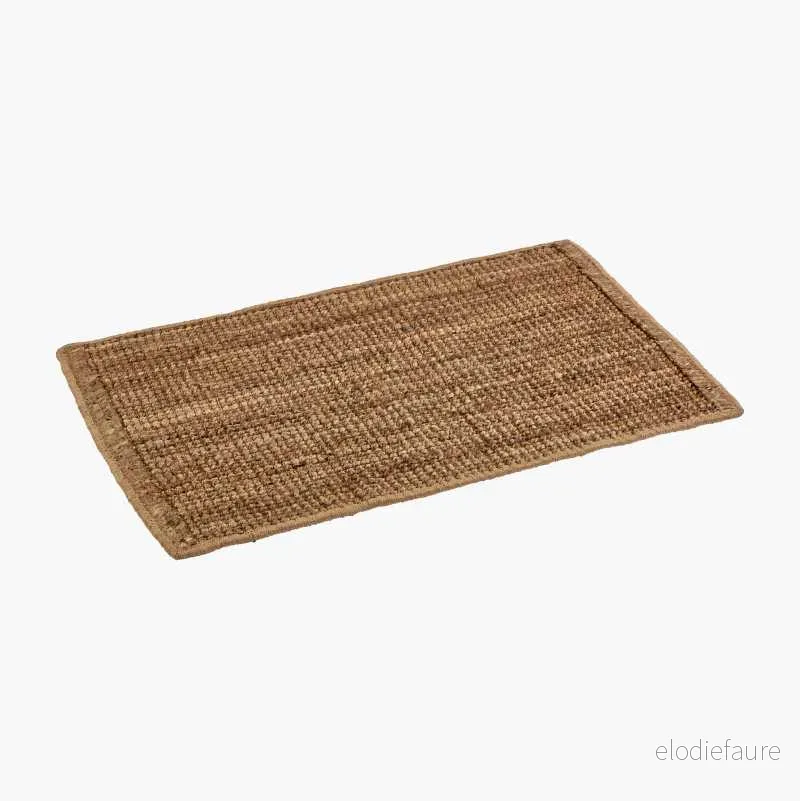 Dørmatte, jute, 90 x 60 cm v:7683320
