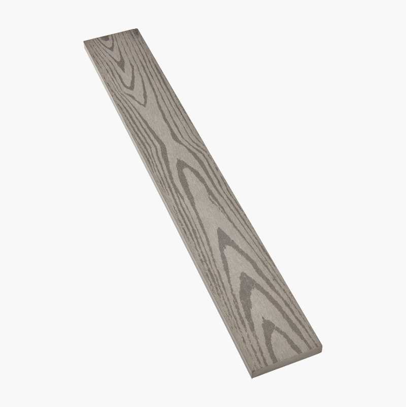 Dekklist til terrassebord av kompositt, 2800 x 70 x 12 mm, lysegrå v:5953163