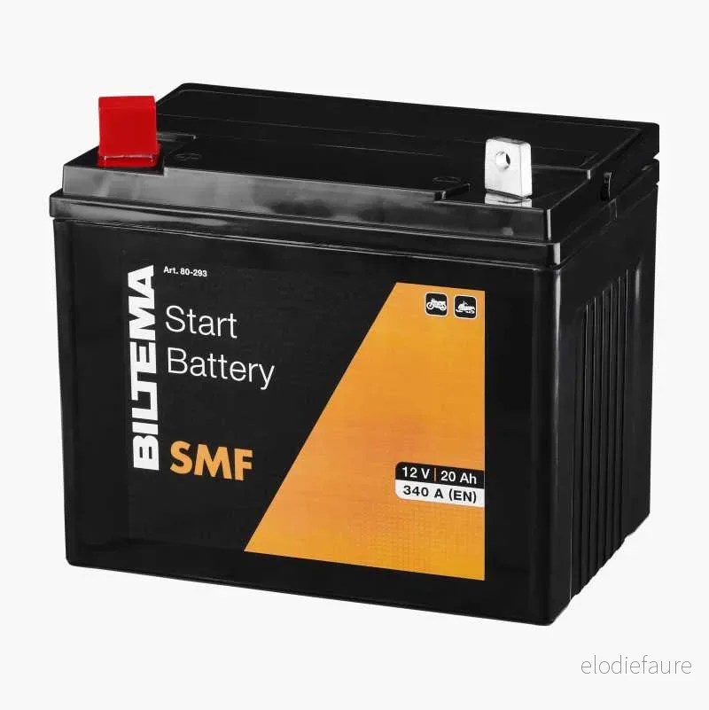 MC-batteri SMF, 12 V, 20 Ah, 197 x 130 x 175 mm v:3875977