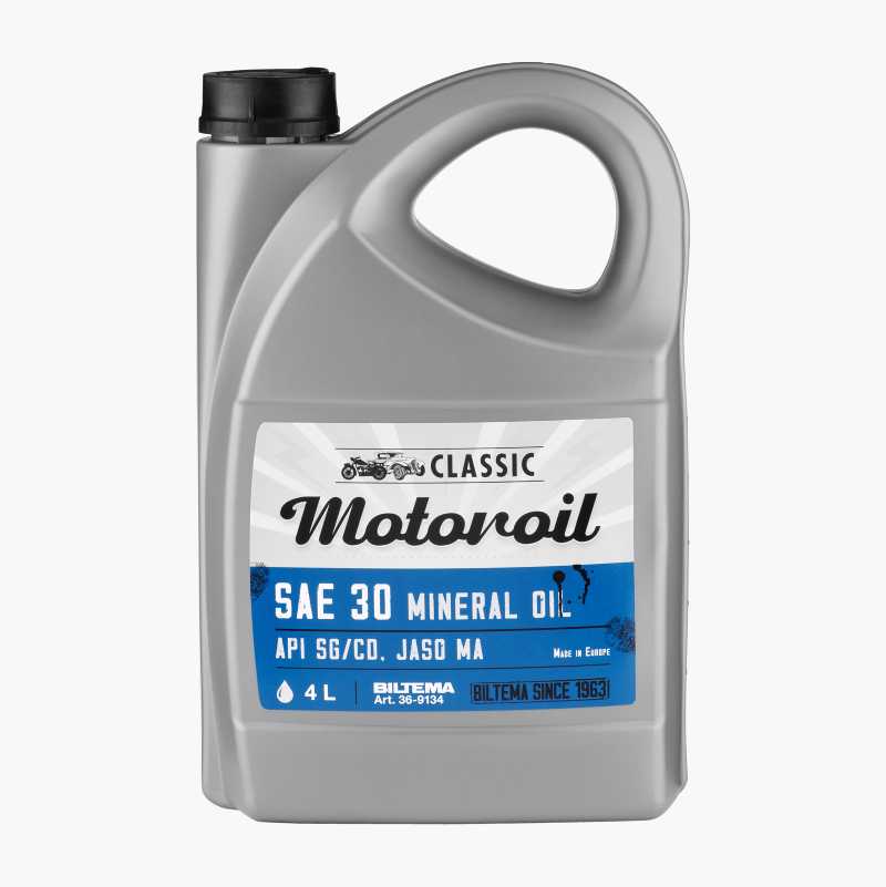 Motorolje til veteranbiler SAE 30, 4 L v:4893555 Motorolje til veteranbiler SAE 30, 4 L v:4893555