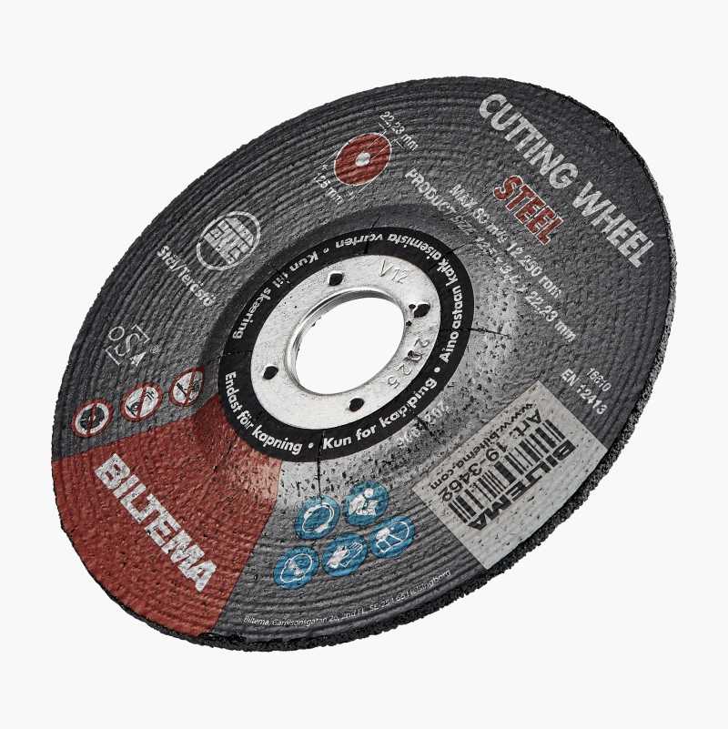Navrondell stål, 125 x 3 mm v:7547672 Navrondell stål, 125 x 3 mm v:7547672