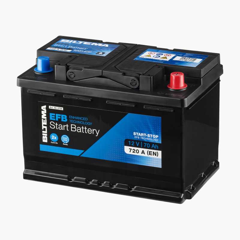 Startbatteri EFB, 12 V, 72 Ah v:9642920 Startbatteri EFB, 12 V, 72 Ah v:9642920