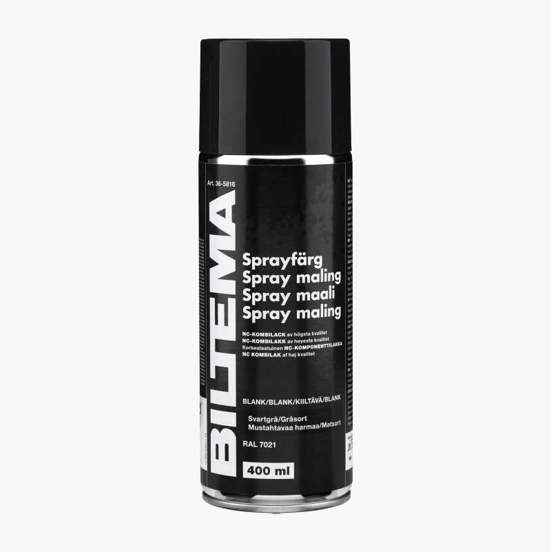 Spraymaling, blank, gråsort, 400 ml v:6584975 Spraymaling, blank, gråsort, 400 ml v:6584975
