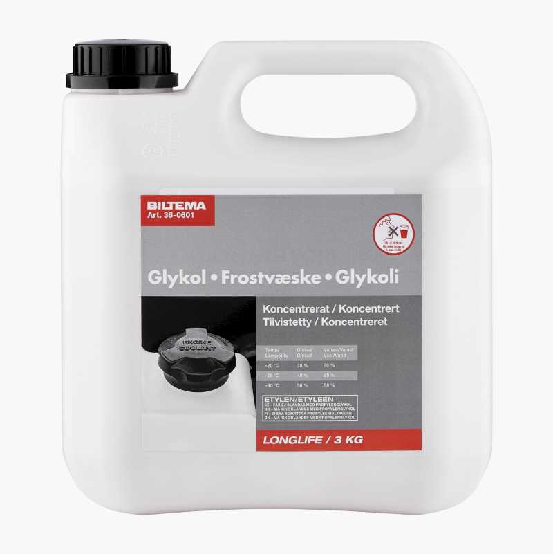 Frostvæske (G12/G12+), Longlife, konsentrert, 3 kg v:5357334 Frostvæske (G12/G12+), Longlife, konsentrert, 3 kg v:5357334