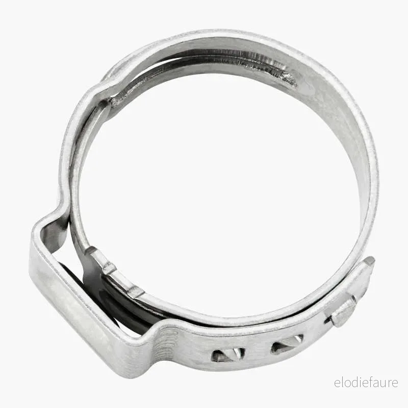 Slangklämma, rostfri, 1-ørede, 14,8–18 mm, 5 stk. v:7497783 Slangklämma, rostfri, 1-ørede, 14,8–18 mm, 5 stk. v:7497783