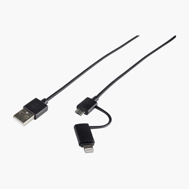 Mikro USB-kabel med lightning-kontakt, 1 m v:7516633 Mikro USB-kabel med lightning-kontakt, 1 m v:7516633