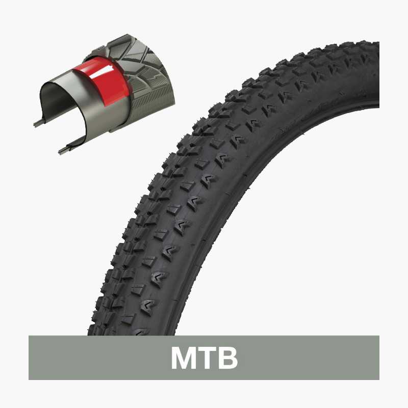 Sykkeldekk ekstra forsterket MTB 27,5", 54-584 mm v:7726257 Sykkeldekk ekstra forsterket MTB 27,5", 54-584 mm v:7726257