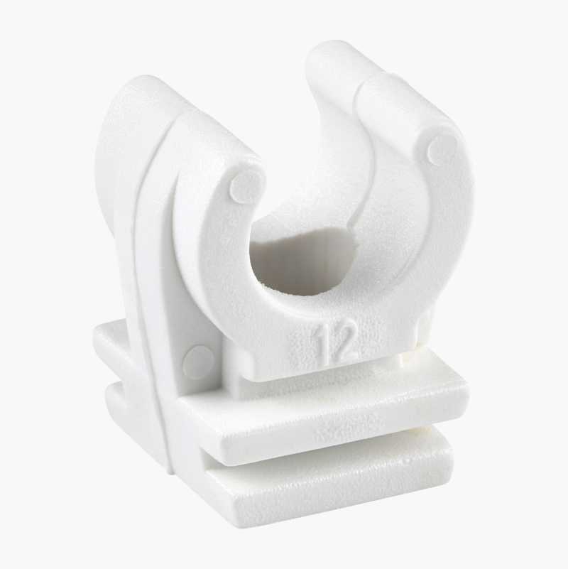Rørklemme, 12 mm, enkel, 10‑pakning v:8571738