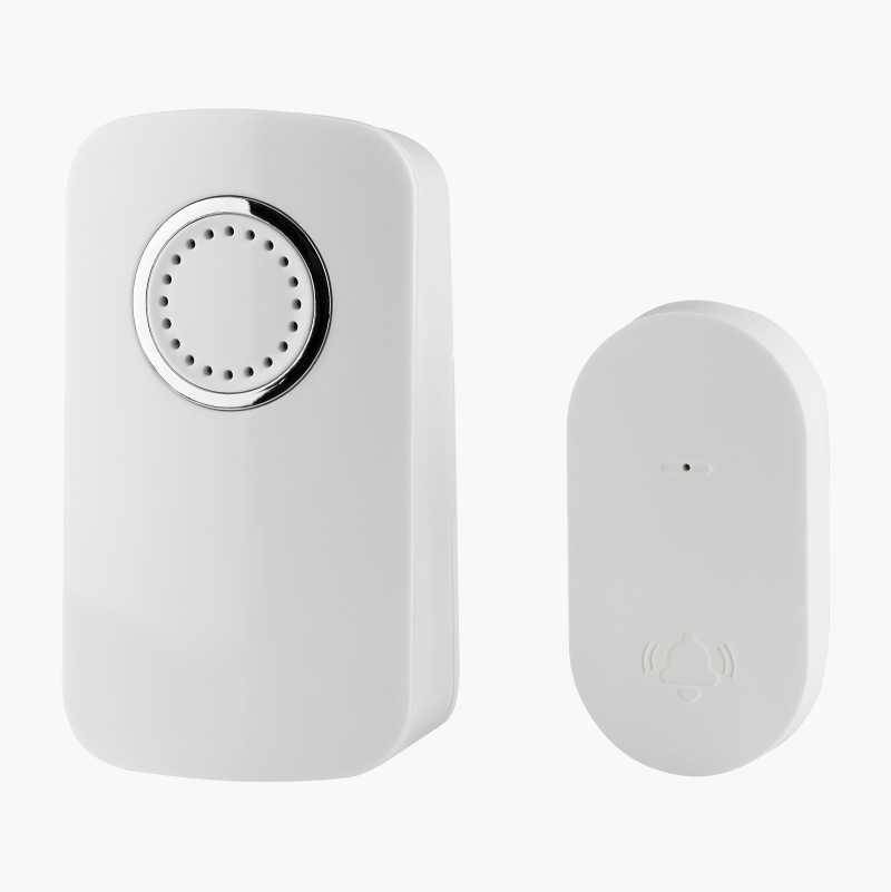 Trådløs dørklokke med batteridrevet mottaker v:5629248