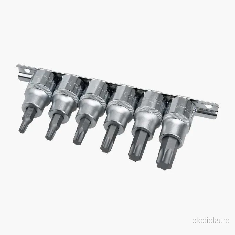 Bitspipesett 1/2", Torx, 6 stk. v:1521721 Bitspipesett 1/2", Torx, 6 stk. v:1521721