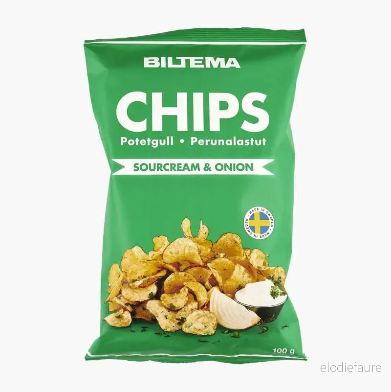 Chips, sourcream and onion, 100 g v:5946450