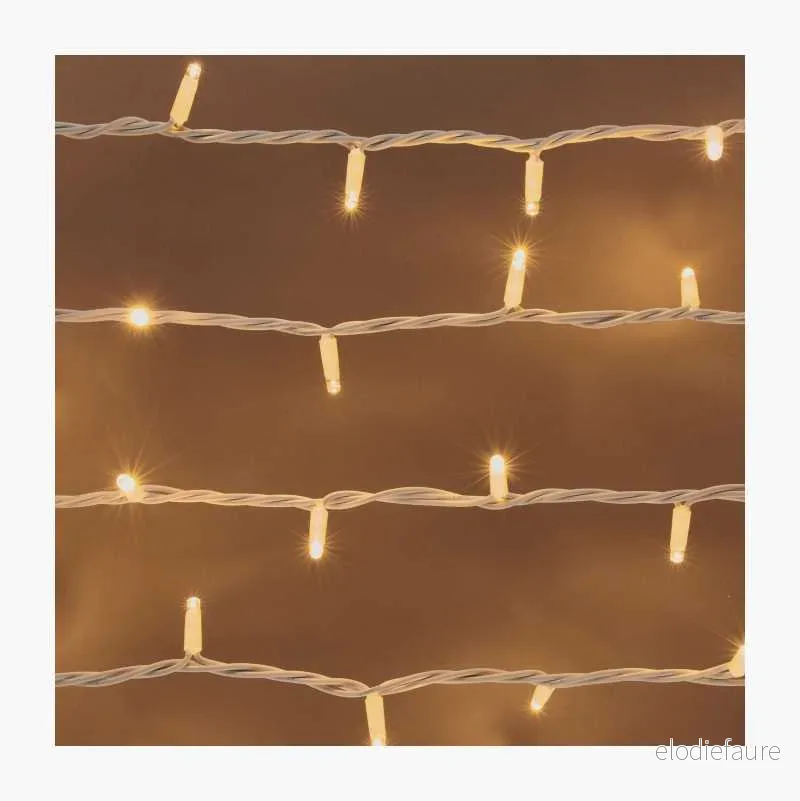 Lysslynge, 200 LED, kaldhvit, 21,5 m, hvit, utbyggbar, blinkende v:3999001 Lysslynge, 200 LED, kaldhvit, 21,5 m, hvit, utbyggbar, blinkende v:3999001