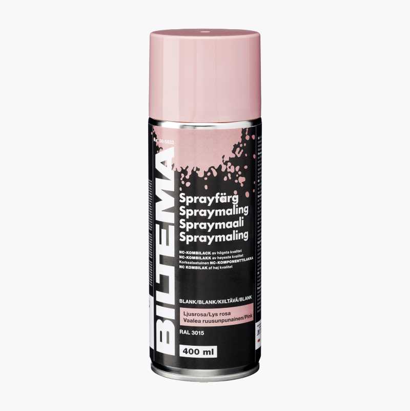 Spraymaling, blank, lys rosa, 400 ml v:9683245